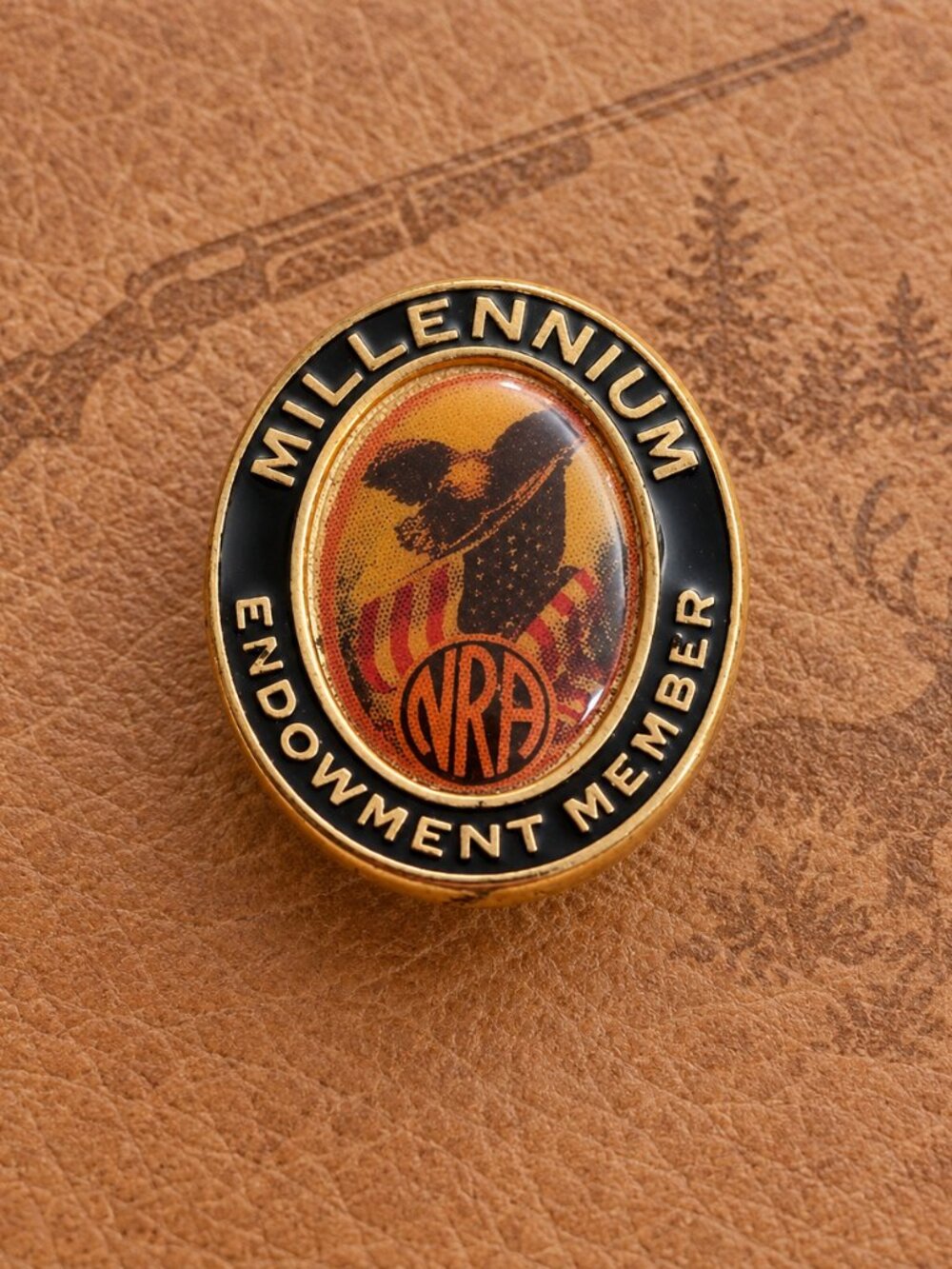 NRA National Rifle Association Millennium Year 200 Lapel Pin - Endowment Member